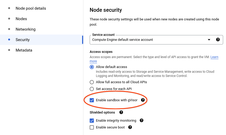 + NODE POOL